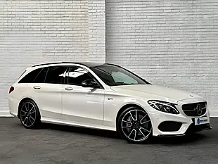 Used 2017 Mercedes-Benz C Class Premium Plus Diamond White - Interior and Exterior details 7