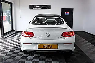 Used 2017 Mercedes-Benz C-Class Premium Plus White - Interior and Exterior details 11