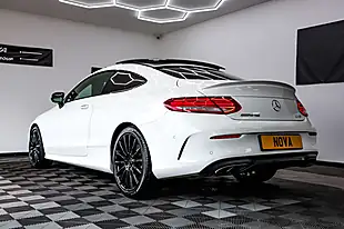 Used 2017 Mercedes-Benz C-Class Premium Plus White - Interior and Exterior details 12