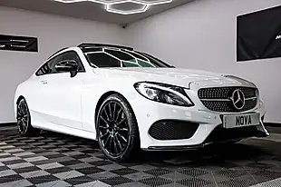 Used 2017 Mercedes-Benz C-Class Premium Plus White - Interior and Exterior details 3
