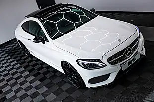 Used 2017 Mercedes-Benz C-Class Premium Plus White - Interior and Exterior details 4