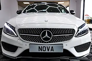 Used 2017 Mercedes-Benz C-Class Premium Plus White - Interior and Exterior details 8