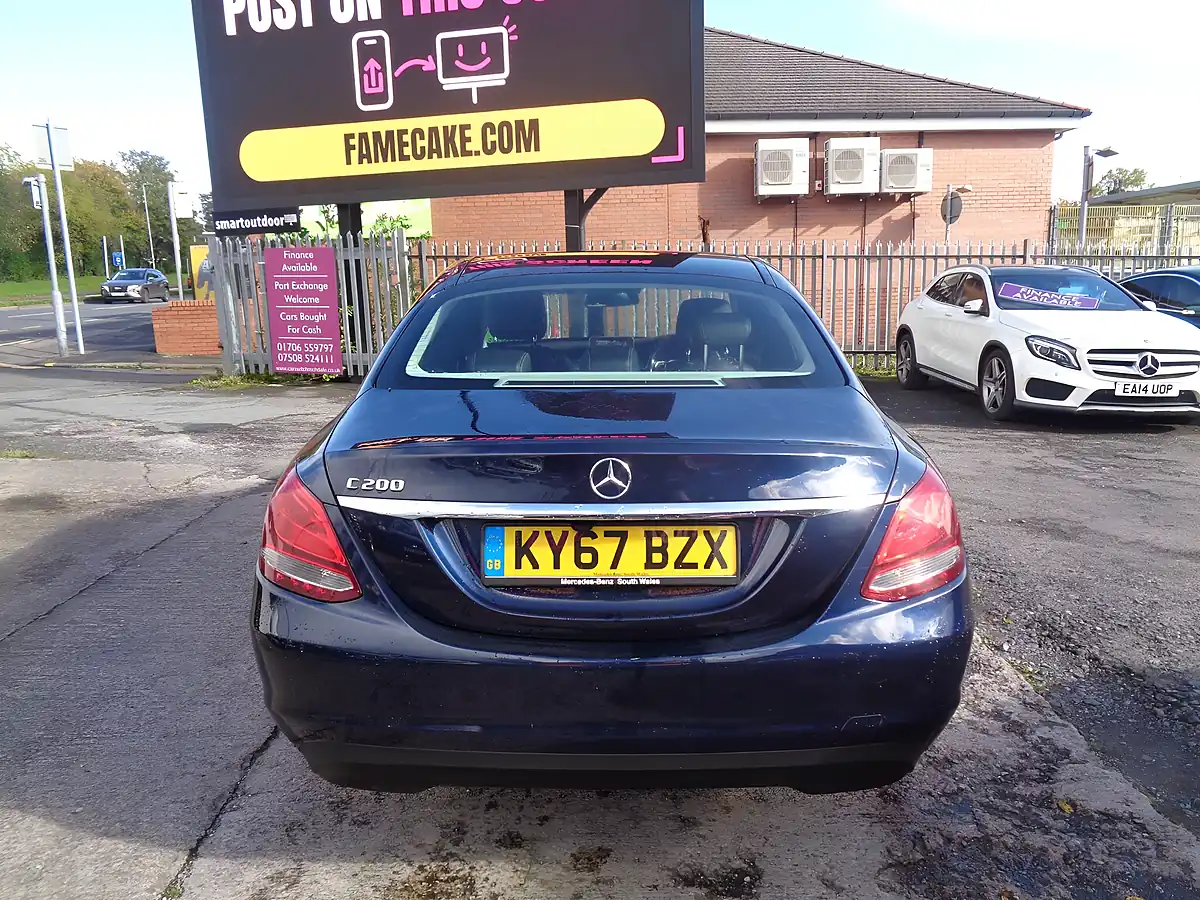 Used 2017 Mercedes-Benz C Class Se Blue - Interior and Exterior details 4
