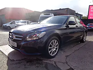 Used 2017 Mercedes-Benz C Class Se Blue - Interior and Exterior details 7
