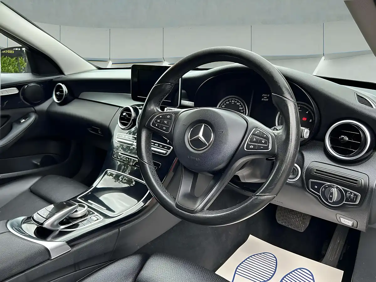 Used 2017 Mercedes-Benz C Class Se Executive Edition Black - Interior and Exterior details 11