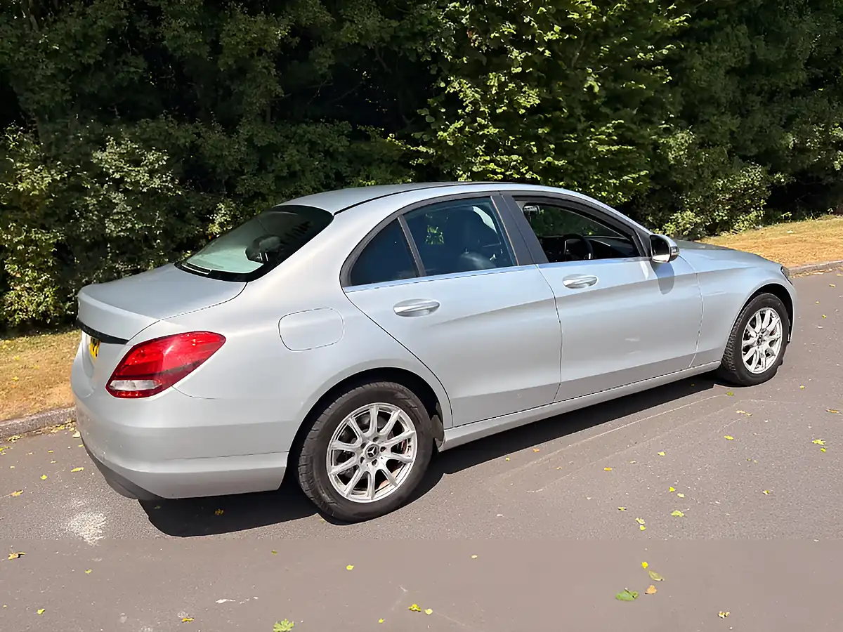 Used 2017 Mercedes-Benz C Class Se Silver - Interior and Exterior details 4