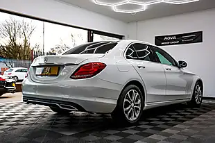 Used 2017 Mercedes-Benz C-Class Sport Polar White - Interior and Exterior details 10