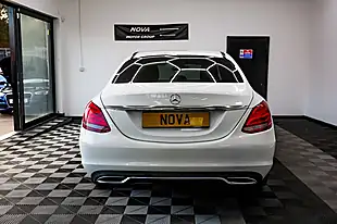 Used 2017 Mercedes-Benz C-Class Sport Polar White - Interior and Exterior details 11