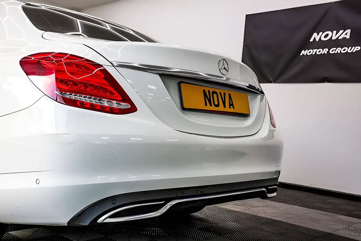 Used 2017 Mercedes-Benz C-Class Sport Polar White - Interior and Exterior details 14