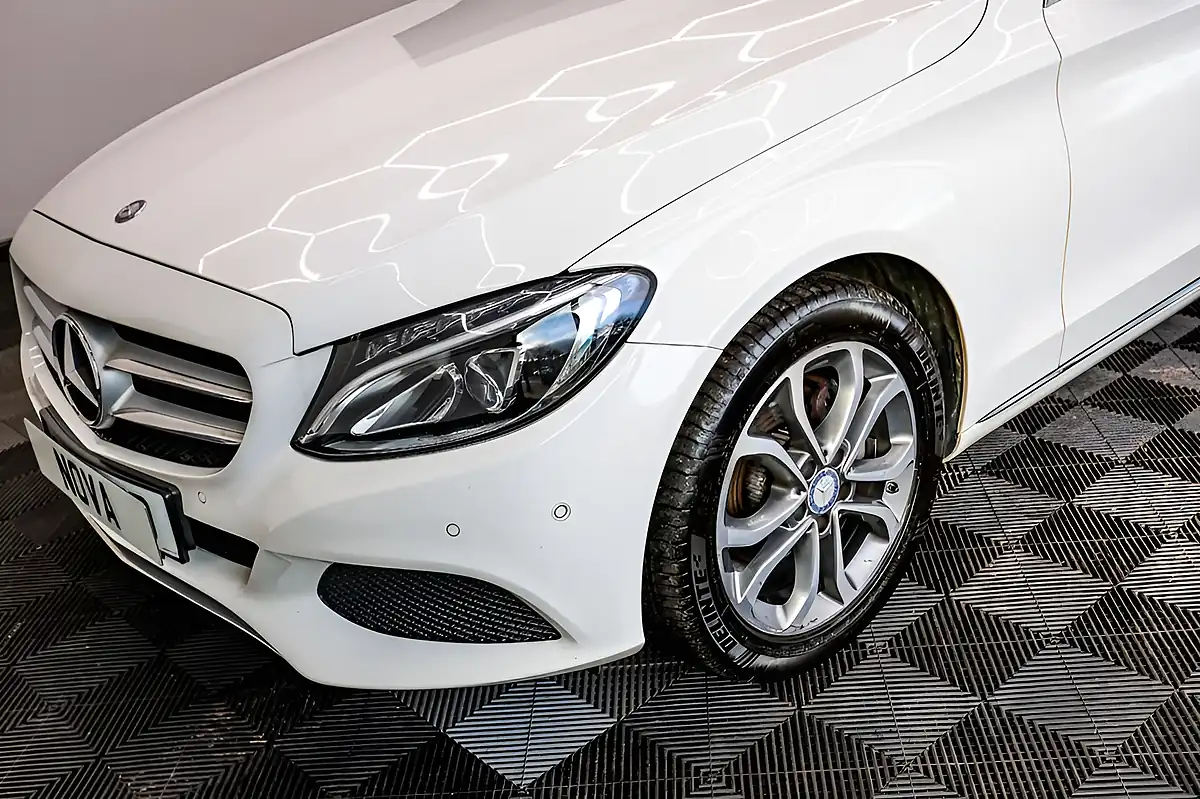 Used 2017 Mercedes-Benz C-Class Sport Polar White - Interior and Exterior details 17