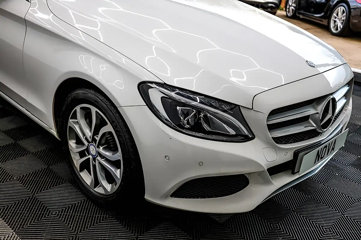 Used 2017 Mercedes-Benz C-Class Sport Polar White - Interior and Exterior details 18