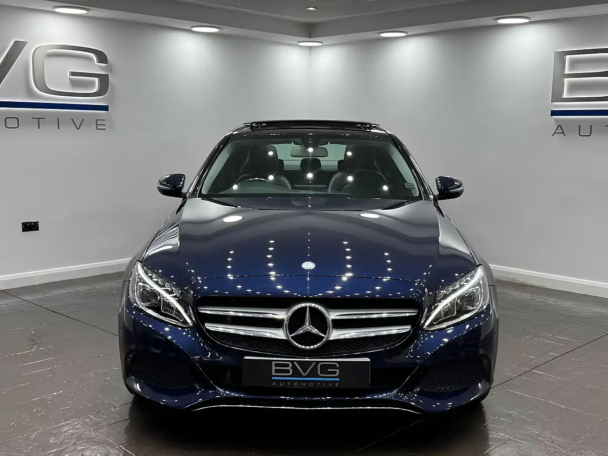 Used 2017 Mercedes-Benz C Class Sport (premium) Blue - Interior and Exterior details 3