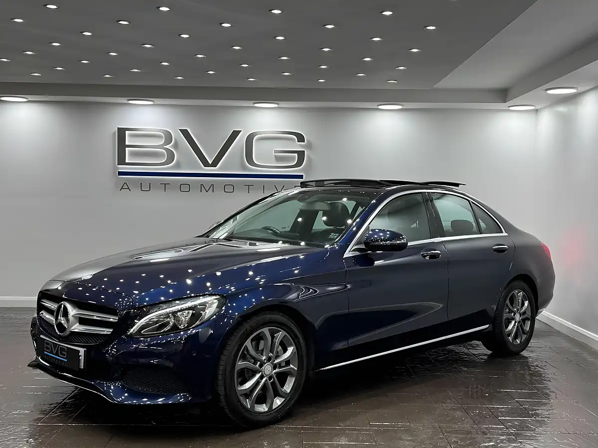 Used 2017 Mercedes-Benz C Class Sport (premium) Blue - Interior and Exterior details 4