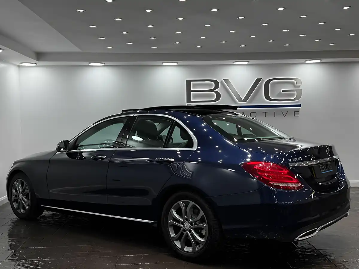 Used 2017 Mercedes-Benz C Class Sport (premium) Blue - Interior and Exterior details 7