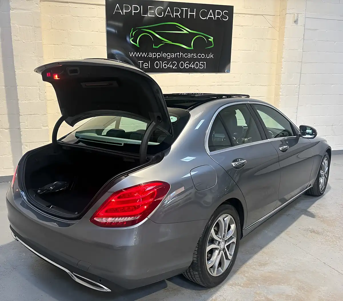 Used 2017 Mercedes-Benz C Class Sport Premium Plus Grey - Interior and Exterior details 12