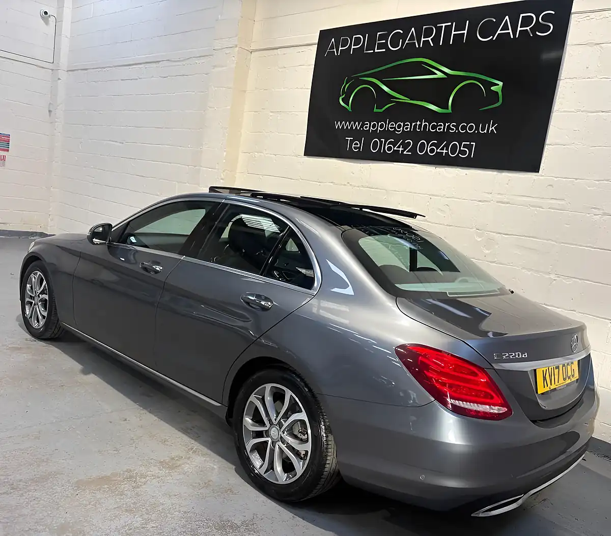 Used 2017 Mercedes-Benz C Class Sport Premium Plus Grey - Interior and Exterior details 13