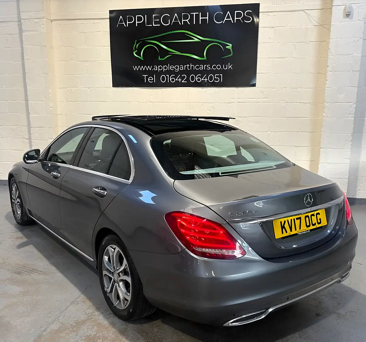 Used 2017 Mercedes-Benz C Class Sport Premium Plus Grey - Interior and Exterior details 4