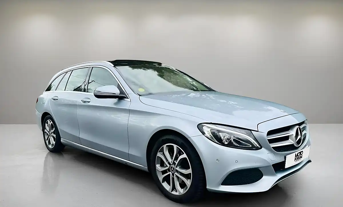 Used 2017 Mercedes-Benz C Class Sport Premium Plus Silver - Front View