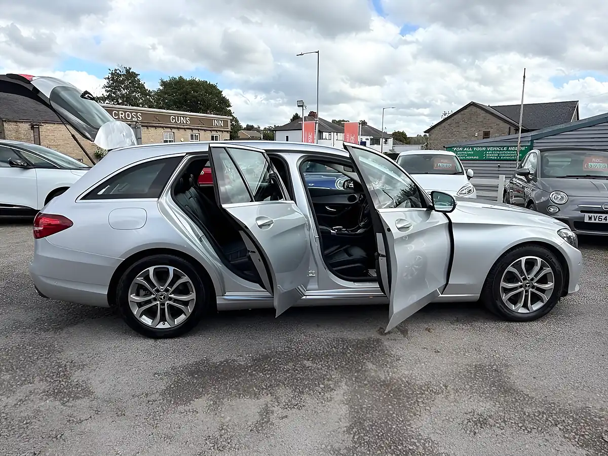 Used 2017 Mercedes-Benz C Class Sport Silver - Interior and Exterior details 13