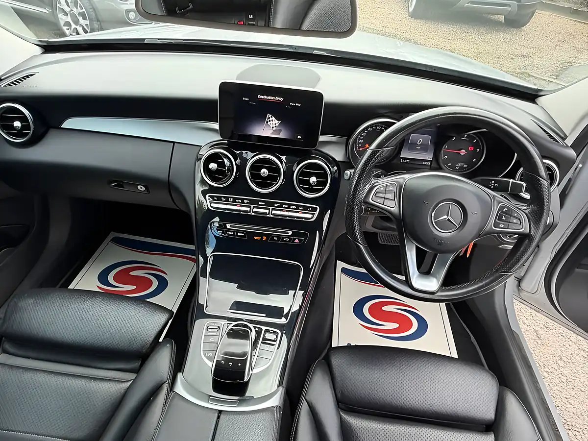 Used 2017 Mercedes-Benz C Class Sport Silver - Interior and Exterior details 14