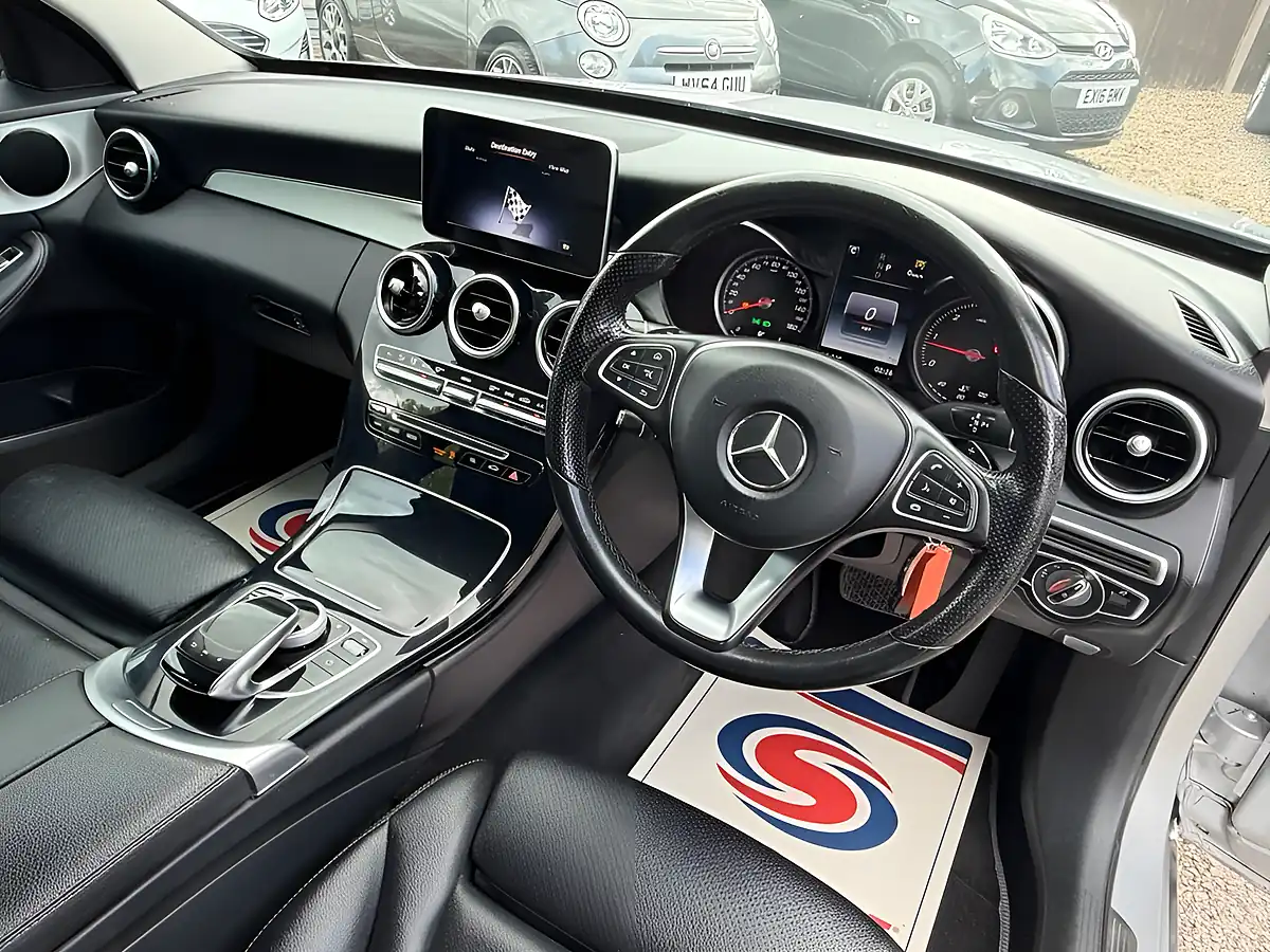 Used 2017 Mercedes-Benz C Class Sport Silver - Interior and Exterior details 16