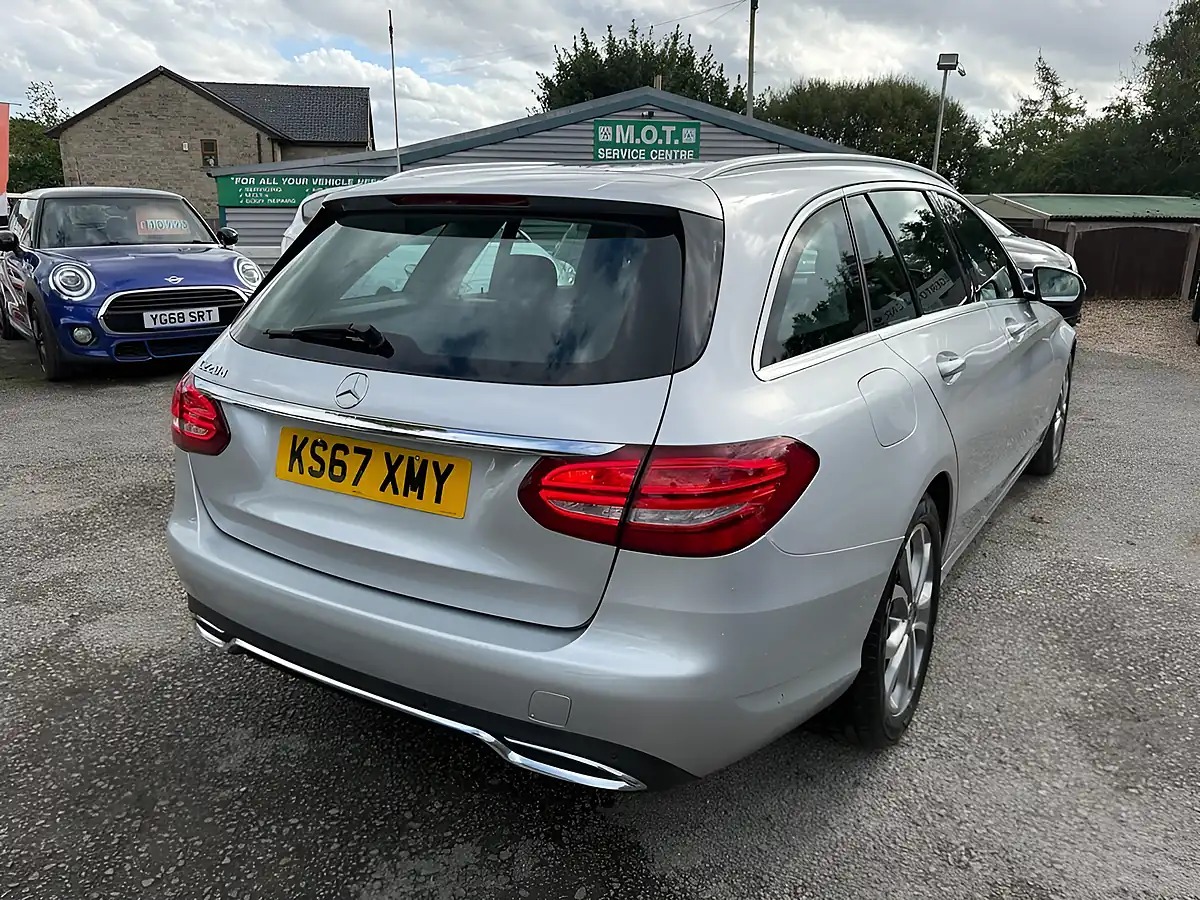 Used 2017 Mercedes-Benz C Class Sport Silver - Interior and Exterior details 8