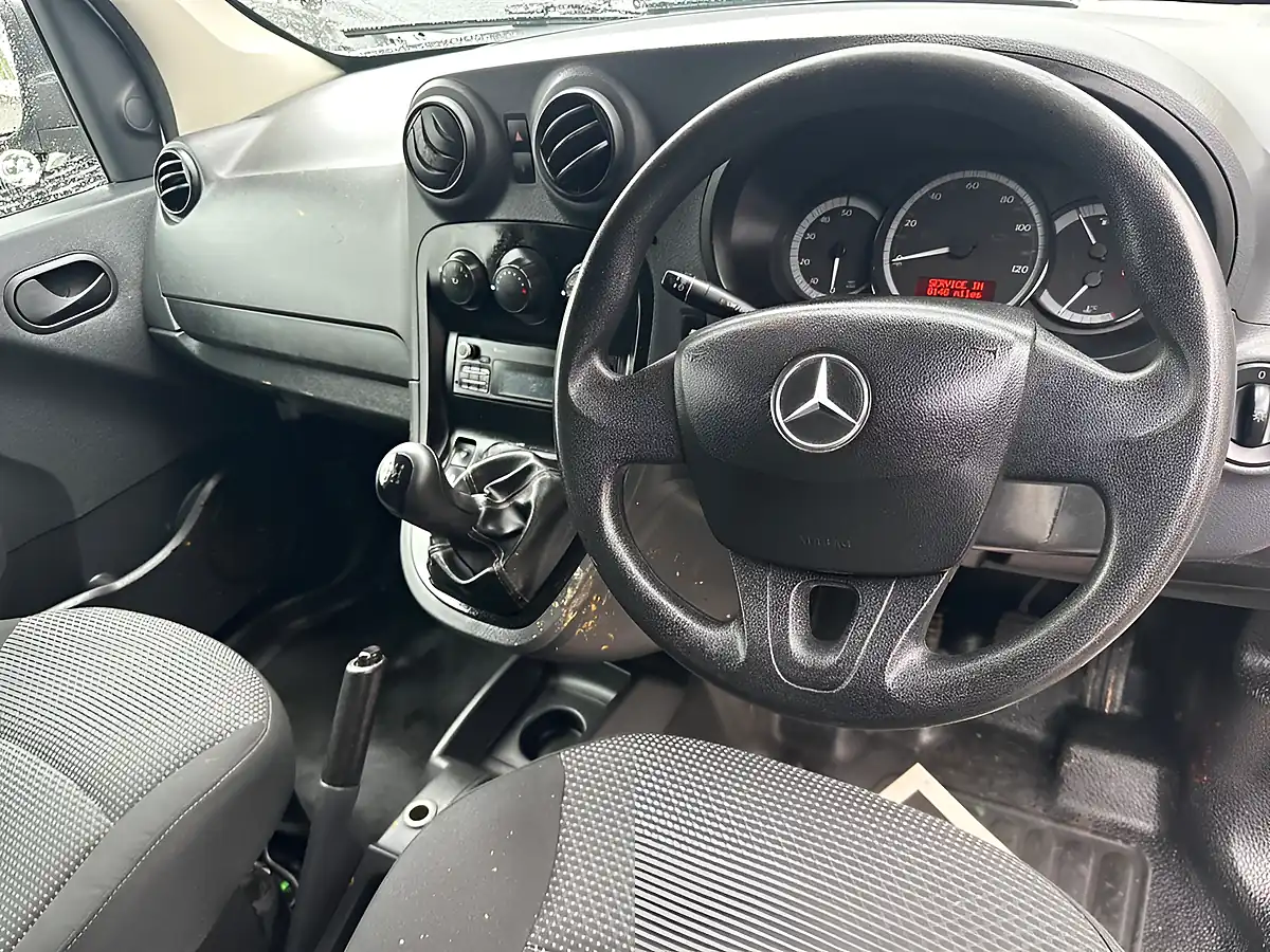 Used 2017 Mercedes-Benz Citan Panel Van White - Interior and Exterior details 11