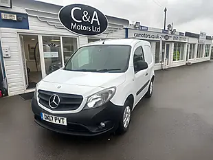Used 2017 Mercedes-Benz Citan Panel Van White - Interior and Exterior details 3