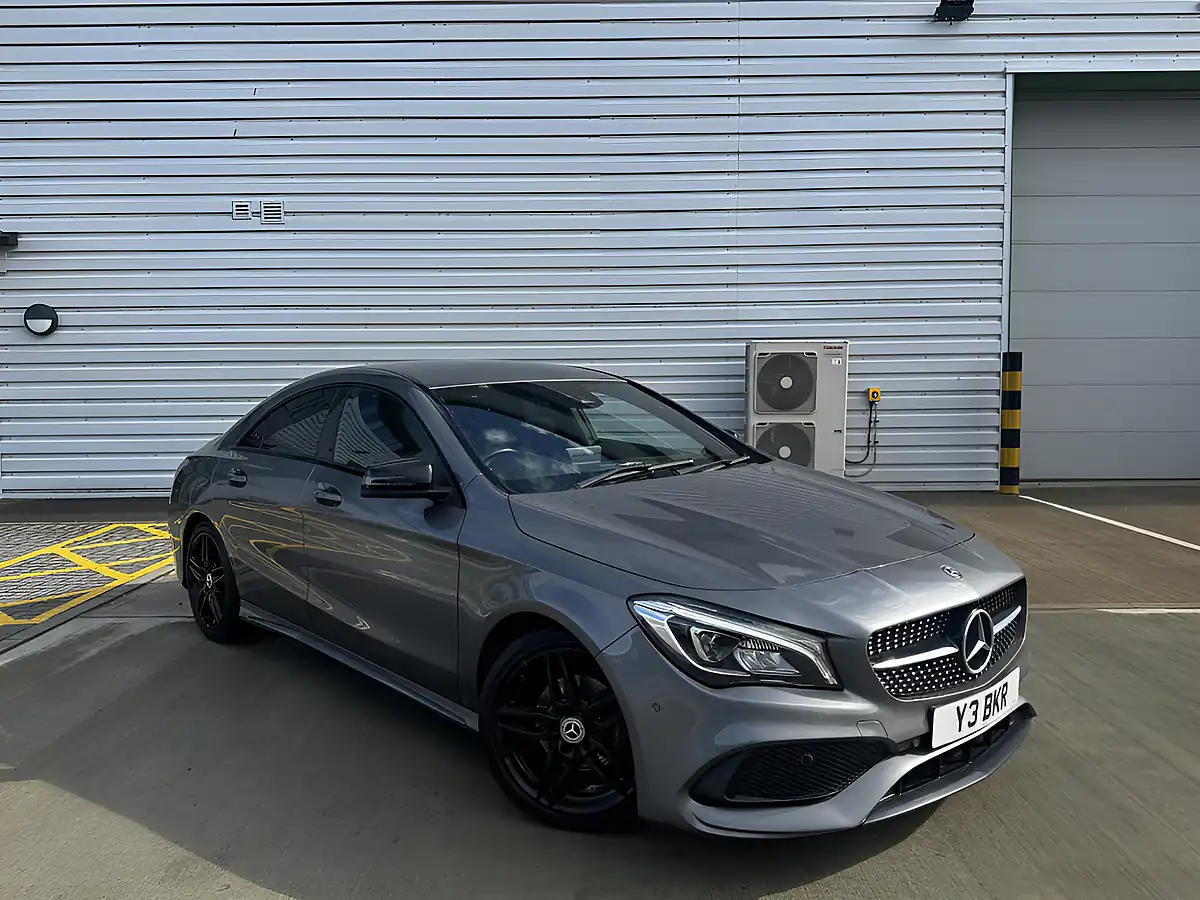 Used 2017 Mercedes-Benz Cla AMG Line Grey - Front View