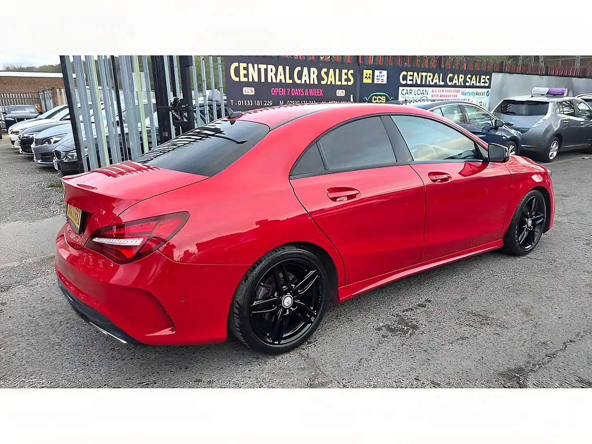 Used 2017 Mercedes-Benz Cla AMG Line Red - Interior and Exterior details 5