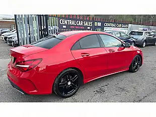 Used 2017 Mercedes-Benz Cla AMG Line Red - Interior and Exterior details 8