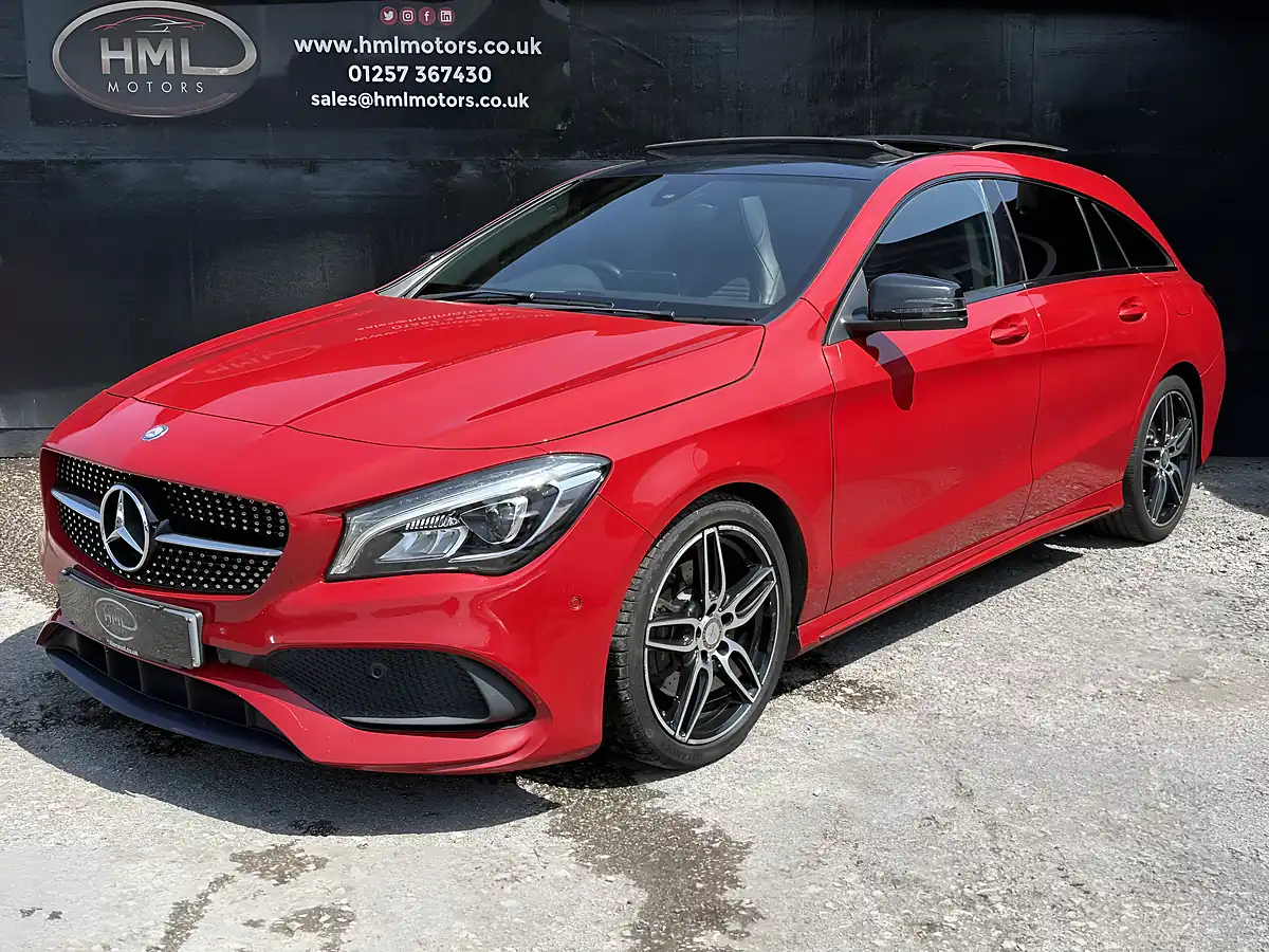 Used 2017 Mercedes-Benz Cla AMG Line Red - Interior and Exterior details 2