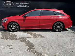 Used 2017 Mercedes-Benz Cla AMG Line Red - Interior and Exterior details 3