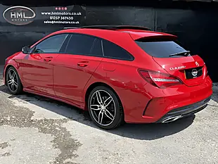 Used 2017 Mercedes-Benz Cla AMG Line Red - Interior and Exterior details 4