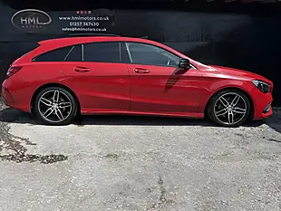 Used 2017 Mercedes-Benz Cla AMG Line Red - Interior and Exterior details 7