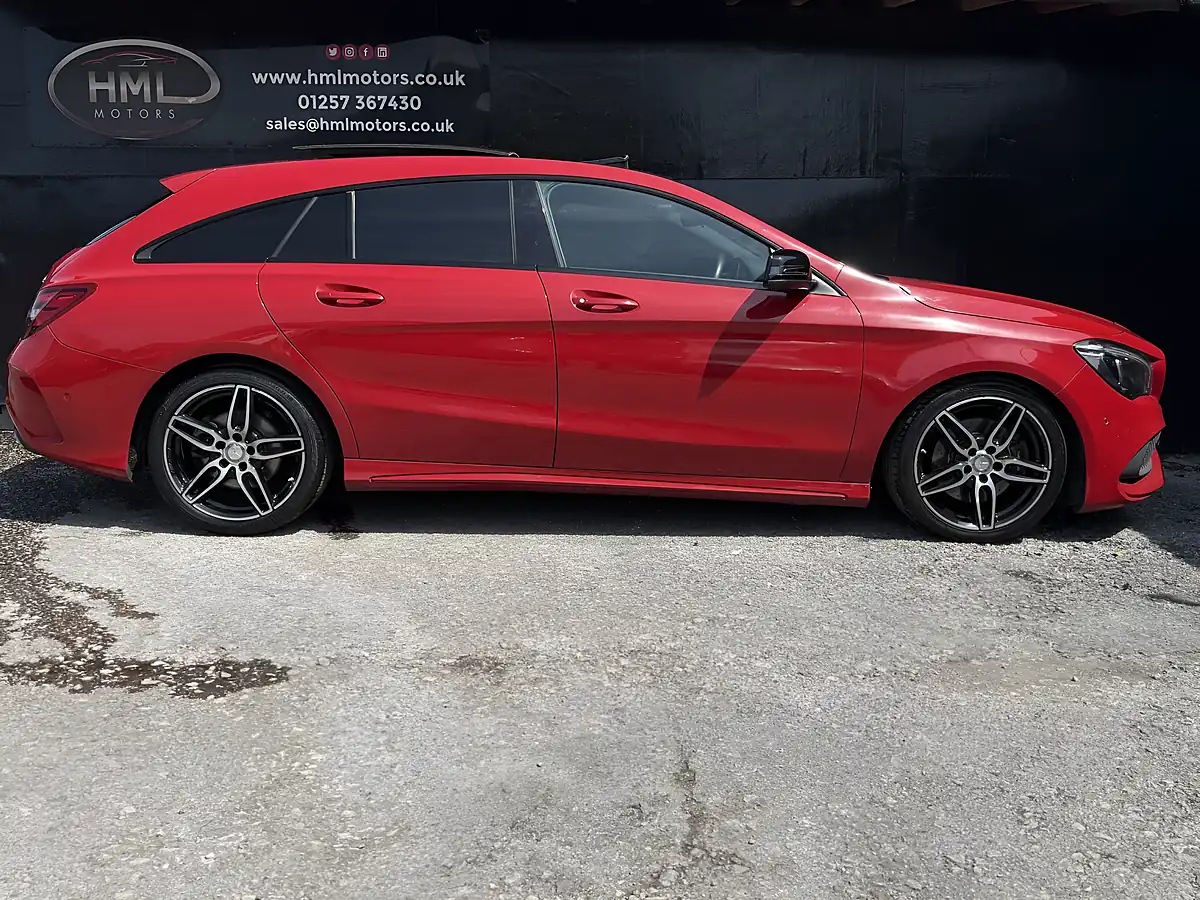 Used 2017 Mercedes-Benz Cla AMG Line Red - Interior and Exterior details 7