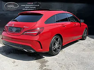 Used 2017 Mercedes-Benz Cla AMG Line Red - Interior and Exterior details 8