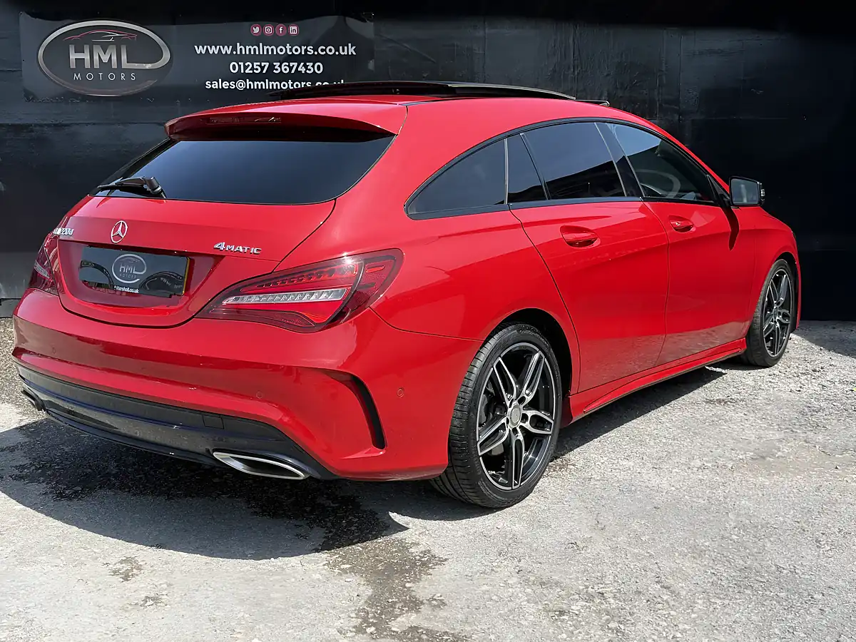 Used 2017 Mercedes-Benz Cla AMG Line Red - Interior and Exterior details 8