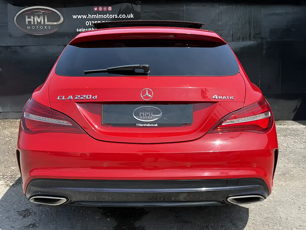 Used 2017 Mercedes-Benz Cla AMG Line Red - Interior and Exterior details 9
