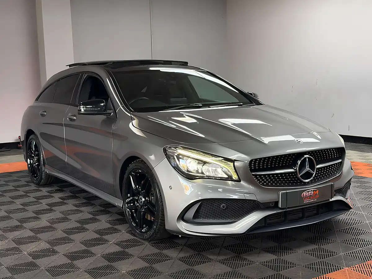 Used 2017 Mercedes-Benz Cla AMG Line Shooting Brake Mountain Grey - Interior and Exterior details 5