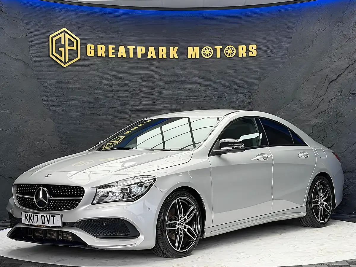 Used 2017 Mercedes-Benz Cla AMG Line Silver - Front View
