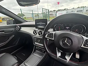 Used 2017 Mercedes-Benz Cla AMG Line White - Interior and Exterior details 13