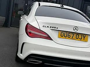 Used 2017 Mercedes-Benz Cla AMG Line White - Interior and Exterior details 14