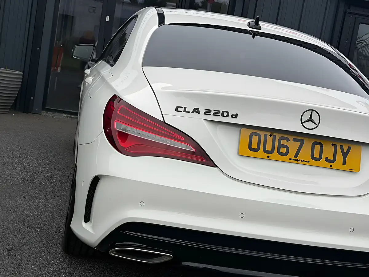 Used 2017 Mercedes-Benz Cla AMG Line White - Interior and Exterior details 14