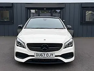 Used 2017 Mercedes-Benz Cla AMG Line White - Interior and Exterior details 3