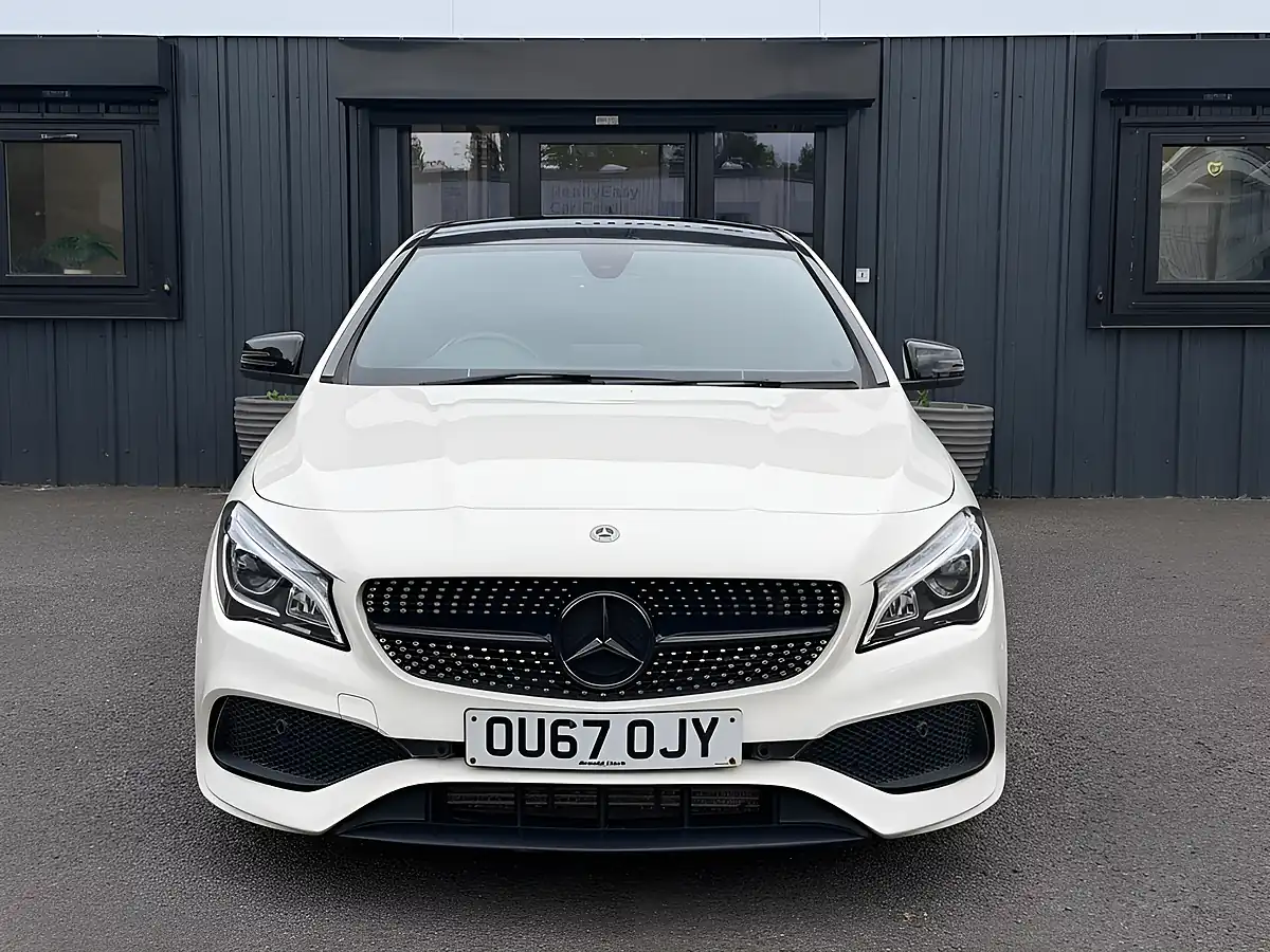Used 2017 Mercedes-Benz Cla AMG Line White - Interior and Exterior details 3