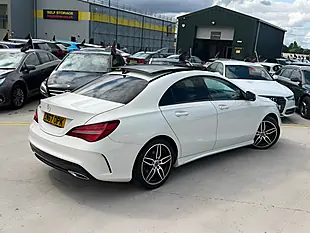 Used 2017 Mercedes-Benz Cla AMG Line White - Interior and Exterior details 11