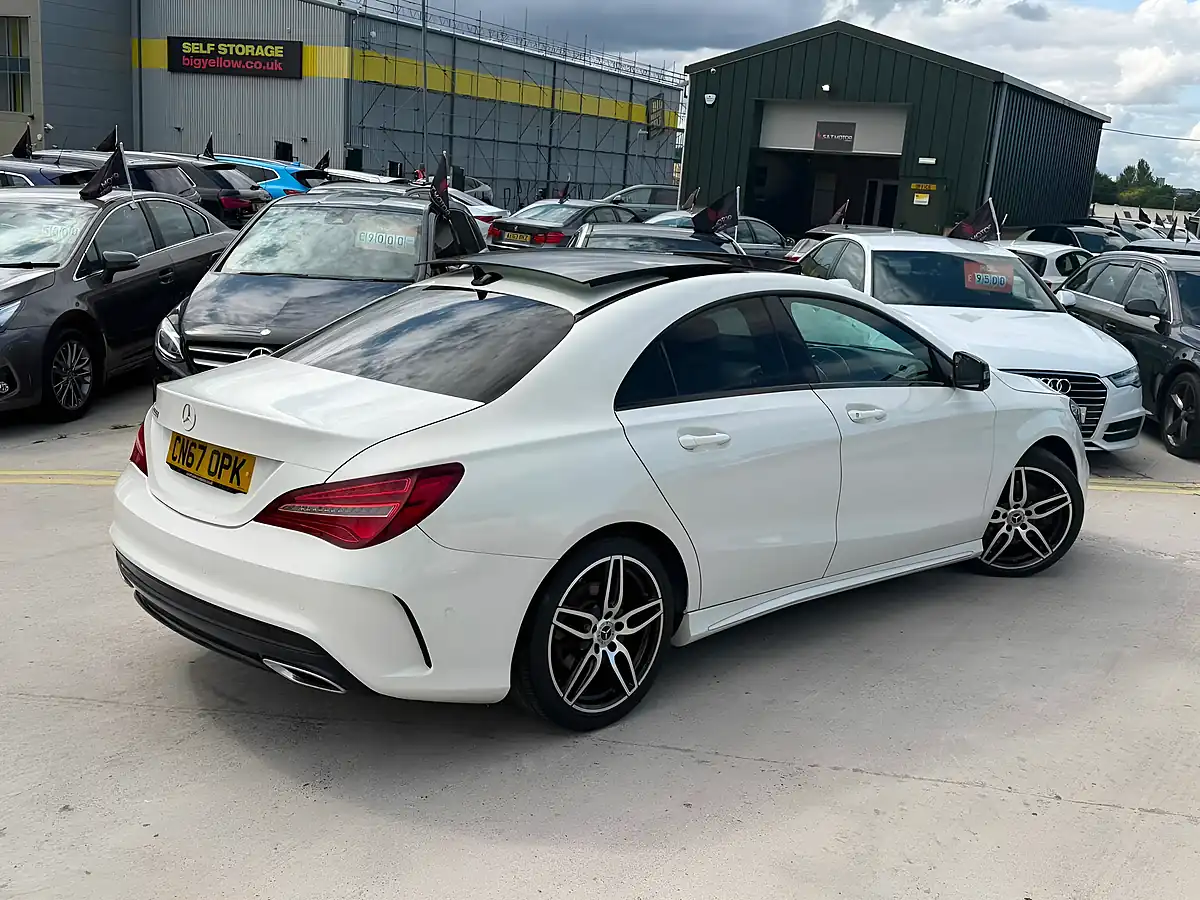 Used 2017 Mercedes-Benz Cla AMG Line White - Interior and Exterior details 11