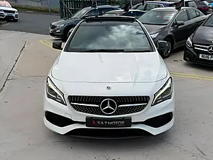 Used 2017 Mercedes-Benz Cla AMG Line White - Interior and Exterior details 2