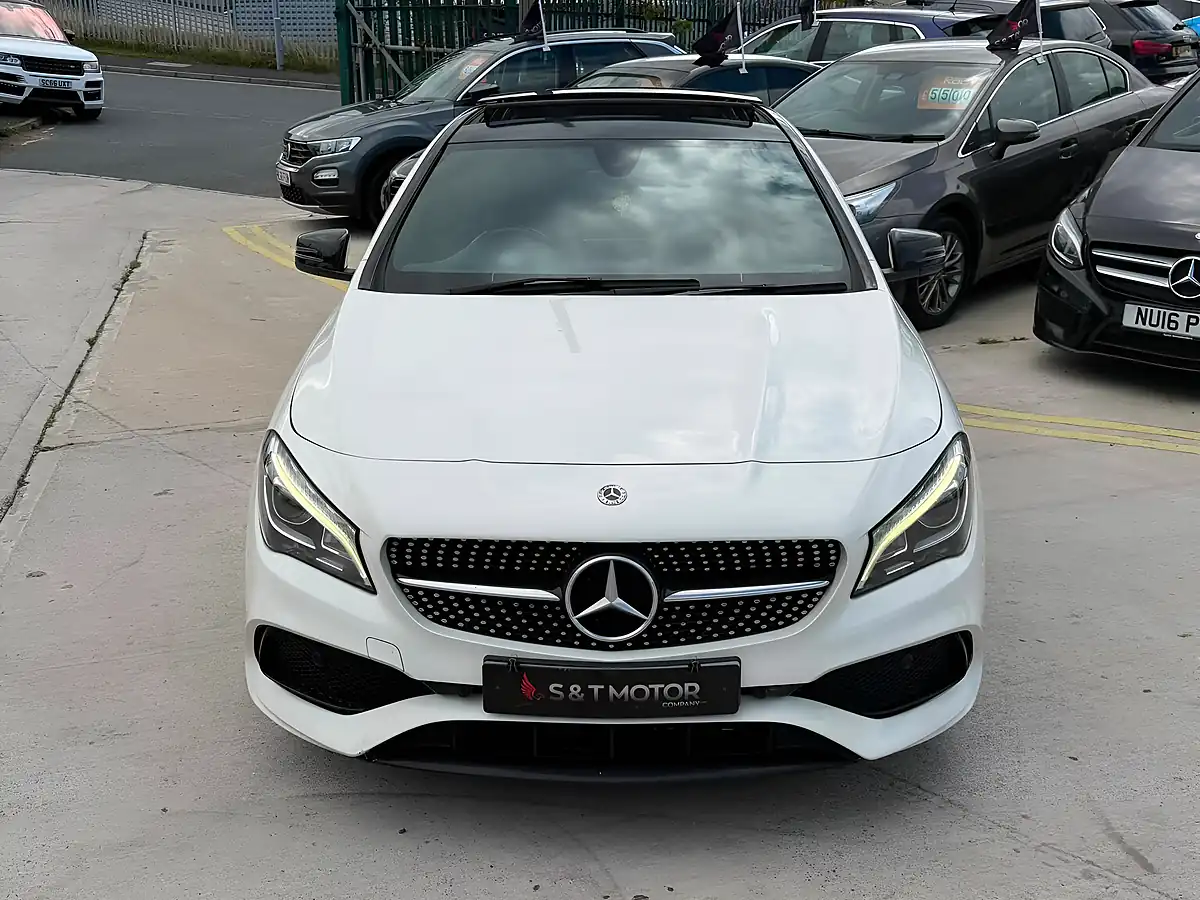 Used 2017 Mercedes-Benz Cla AMG Line White - Interior and Exterior details 2